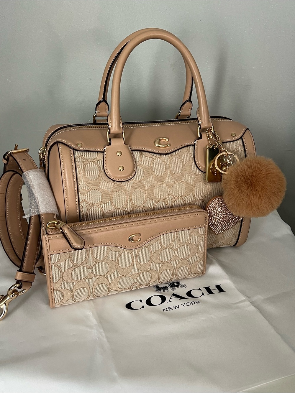 Coach Ivie Mini Bennett In 
Signature Jacquard Set -
Limited Edition